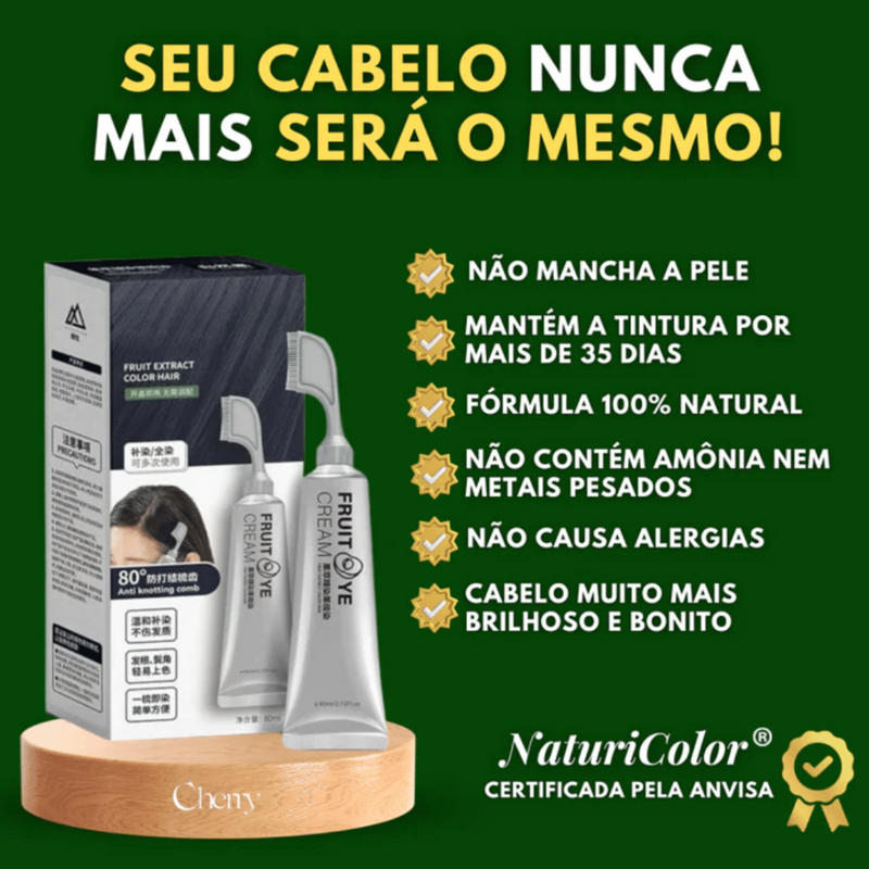 Tinta de Cabelo Vegetal NaturColor - Para Todos Os Tipos De Cabelos + Pente De Brinde(Black Friday)