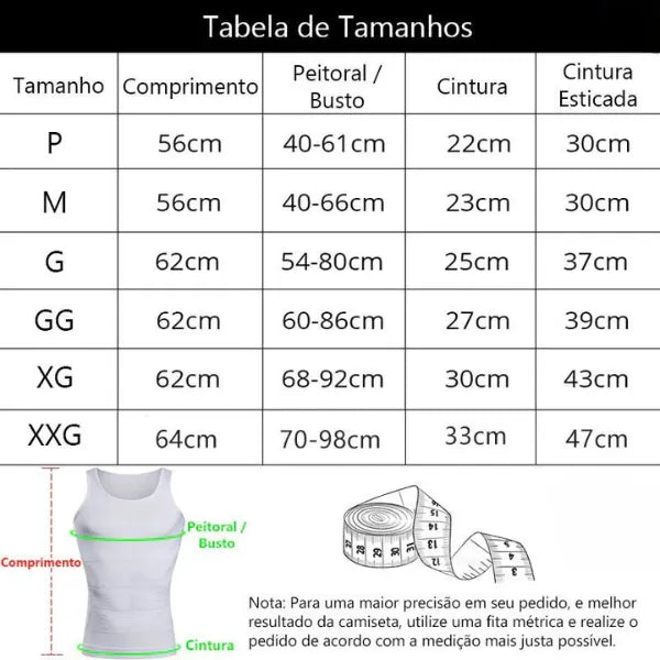 Regata Modeladora - Bodyman™ (COMPRE UM LEVE DOIS)