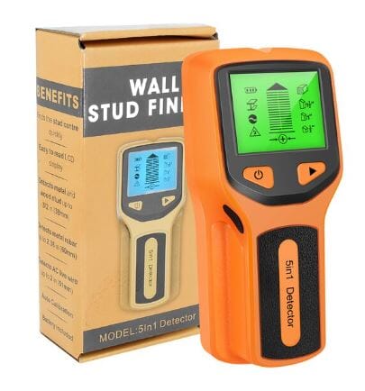 Full Detector Scanner de Paredes 5 em 1 - FRETE GRÁTIS medc outlet Amarelo 